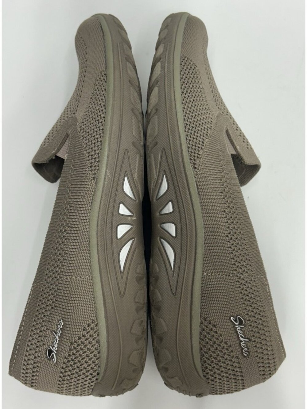Skechers Reggae Fest Enjoy Knit Slip On Shoes  Women’s Size 8.5 Tan Brown 49679 - Picture 10 of 10